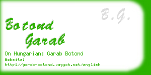 botond garab business card